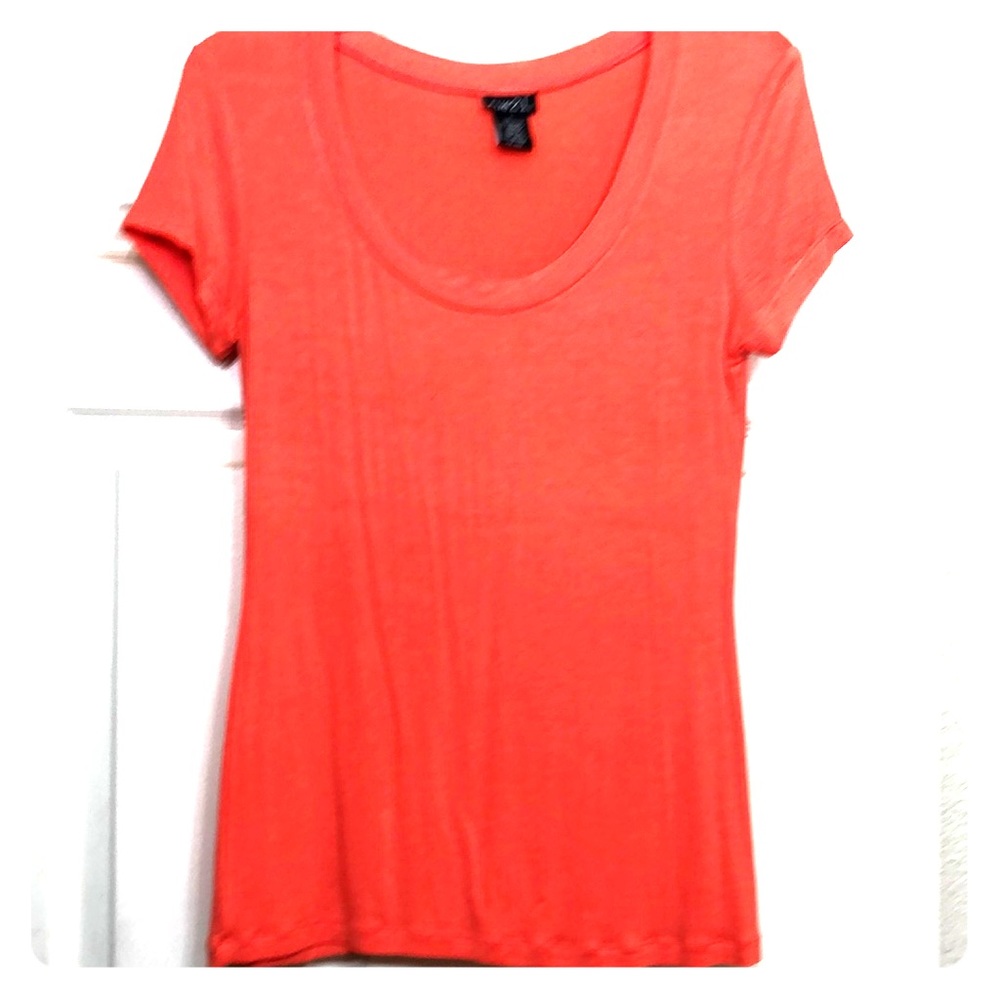Coral colored comfortable blouse!